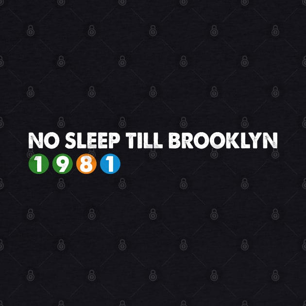 No Sleep Till Brooklyn Vintage by Dimma Viral